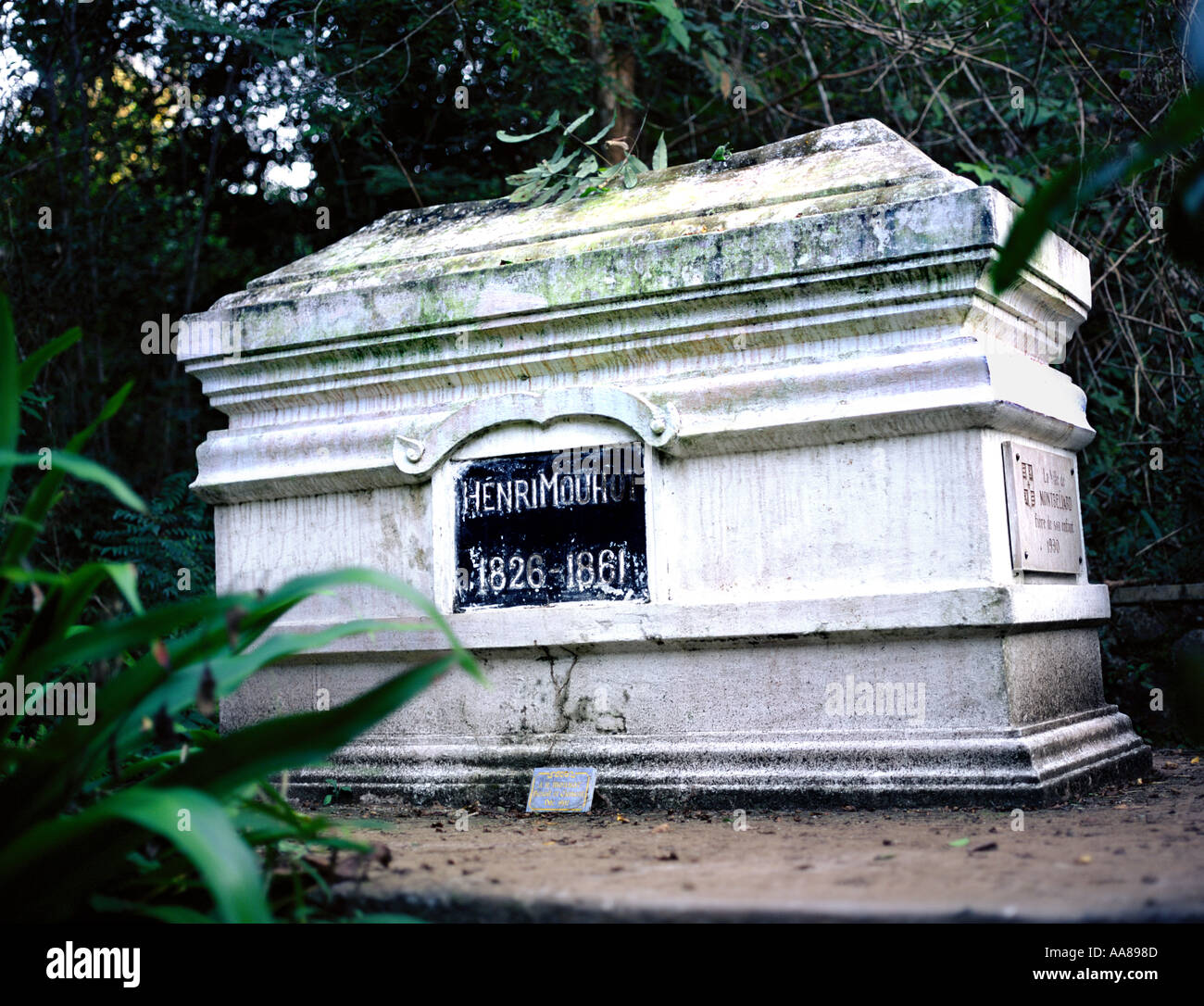 Tomb of Henri Mouhot Luang Prabang Laos Stock Photo Alamy