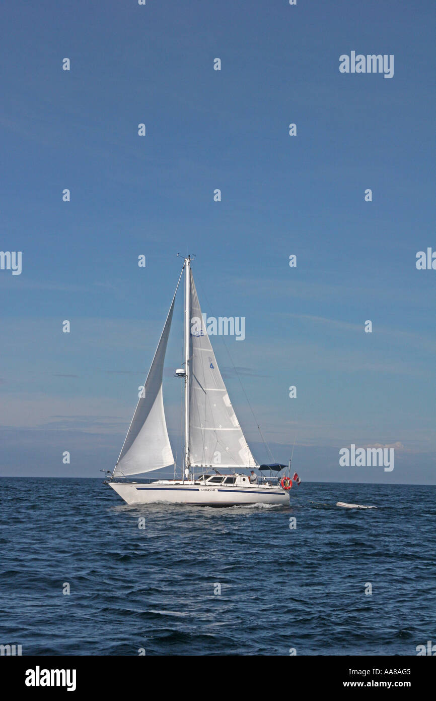 Sailing Vessel L’Chayim Under Sail Stock Photo - Alamy