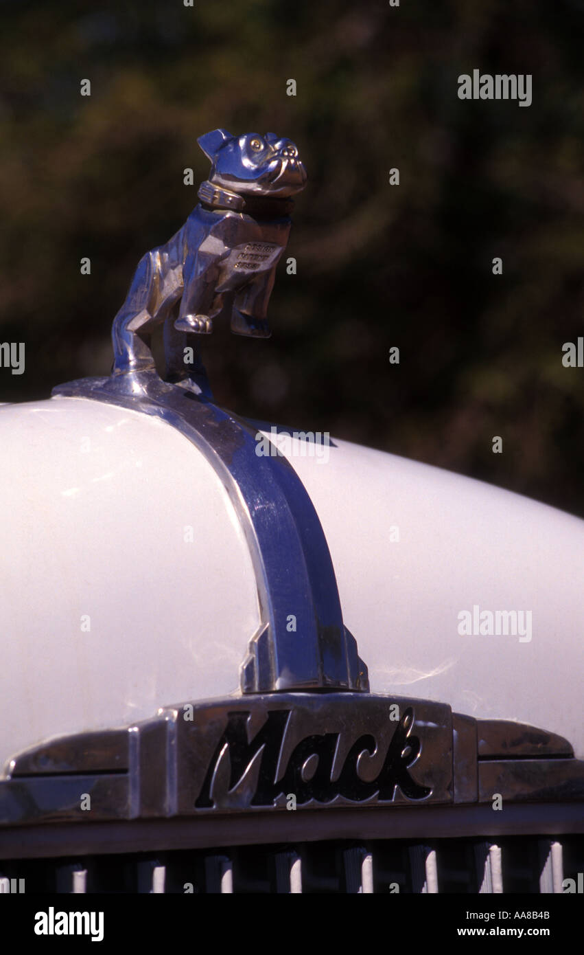 Old Mack Truck Bulldog Stock Photo Alamy