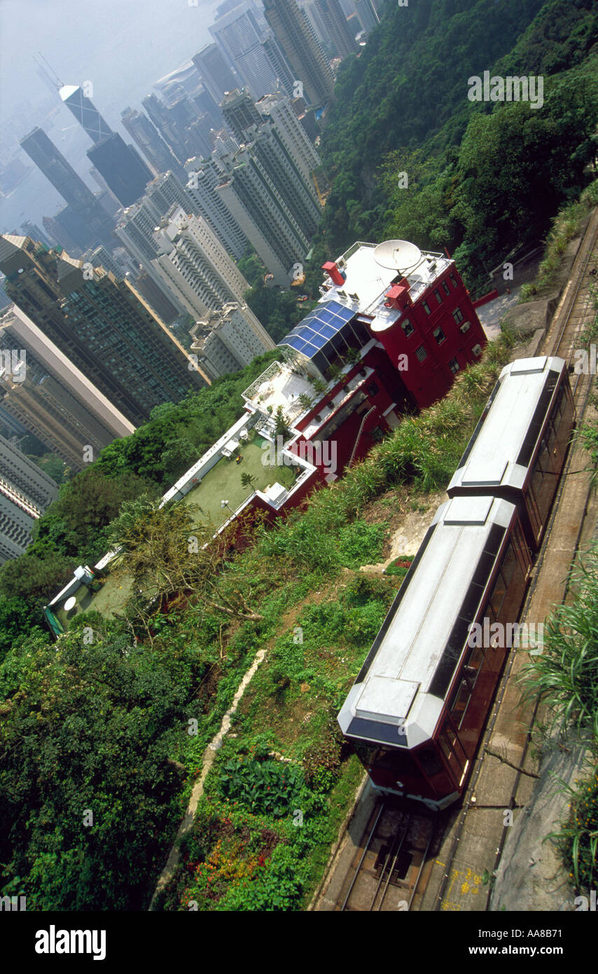 Peak Tram Victoria Peak Hong Kong Stock Photo - Alamy