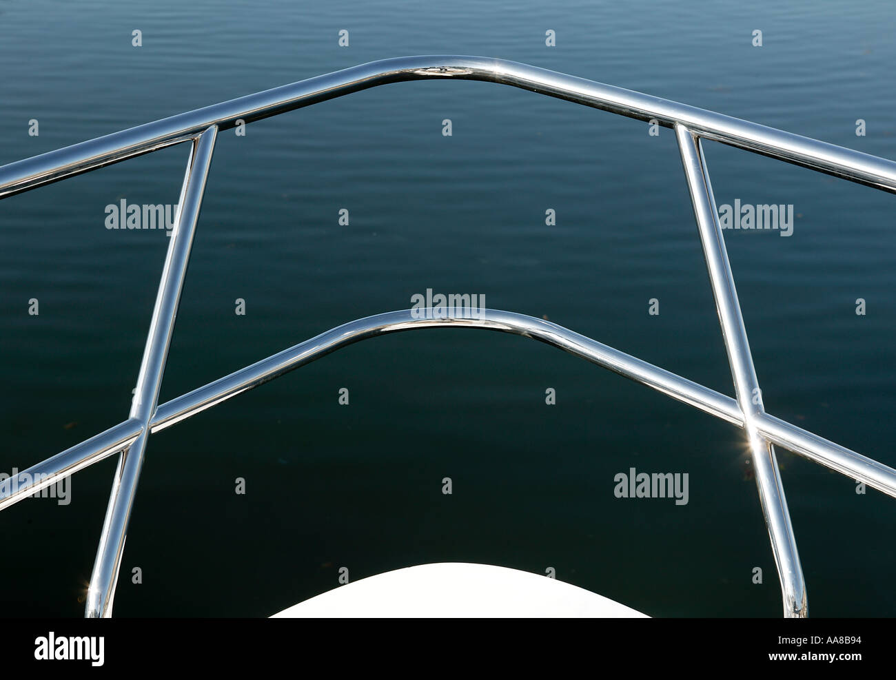 Chrome Boat Rails chrome rail on bow of boat stock photo 691092 alamy Chrome Boat Rails chrome rail on bow of boat stock photo 691092 alamy