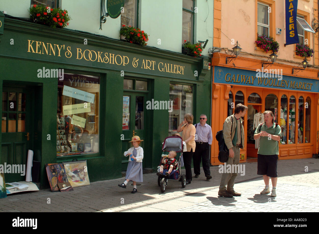 Galway City Centre Art Gallery and Wollen Shop southern Stock