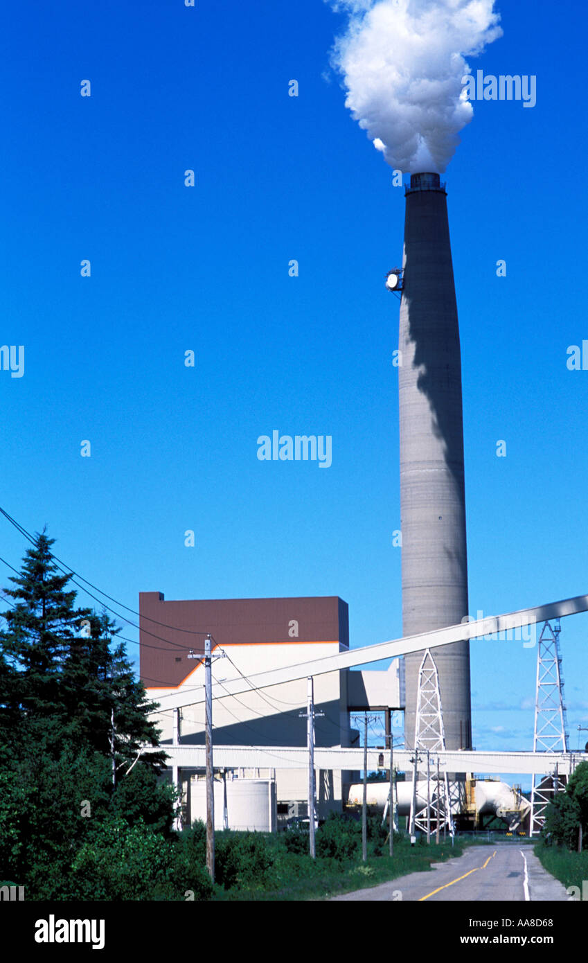 Belledune coal fueled power plant in northern new brunswick canada Stock Photo Alamy