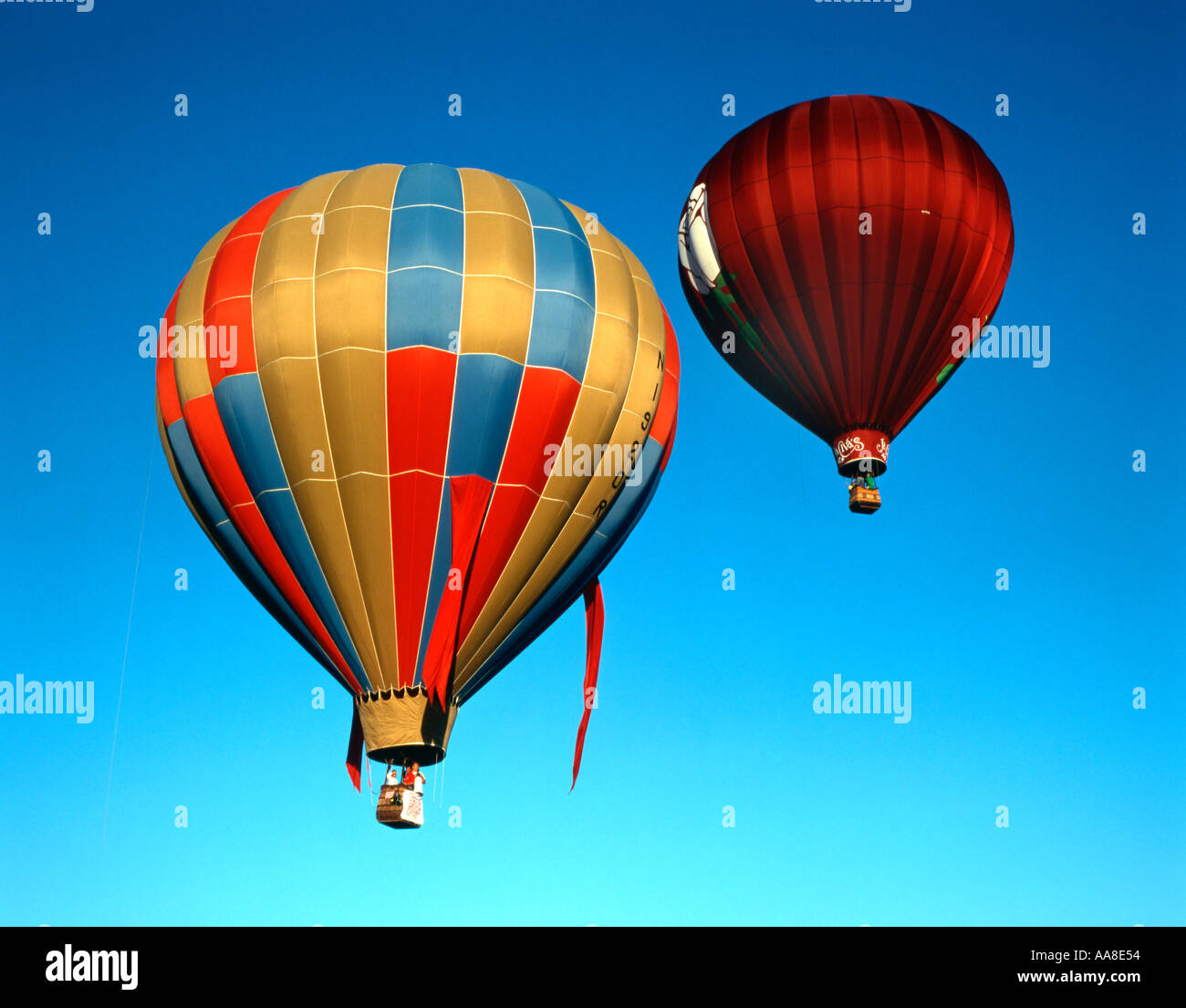 Air balloons rising in sky hi-res stock photography and images - Alamy