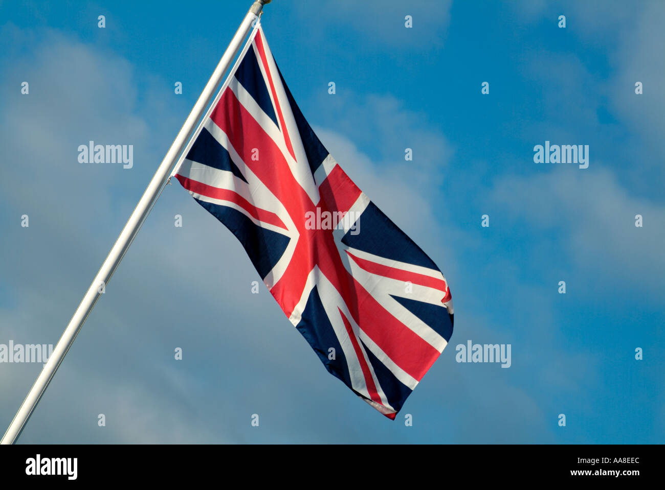 union jack uk gb england ireland scotland flag united kingdom commonwealth Stock Photo