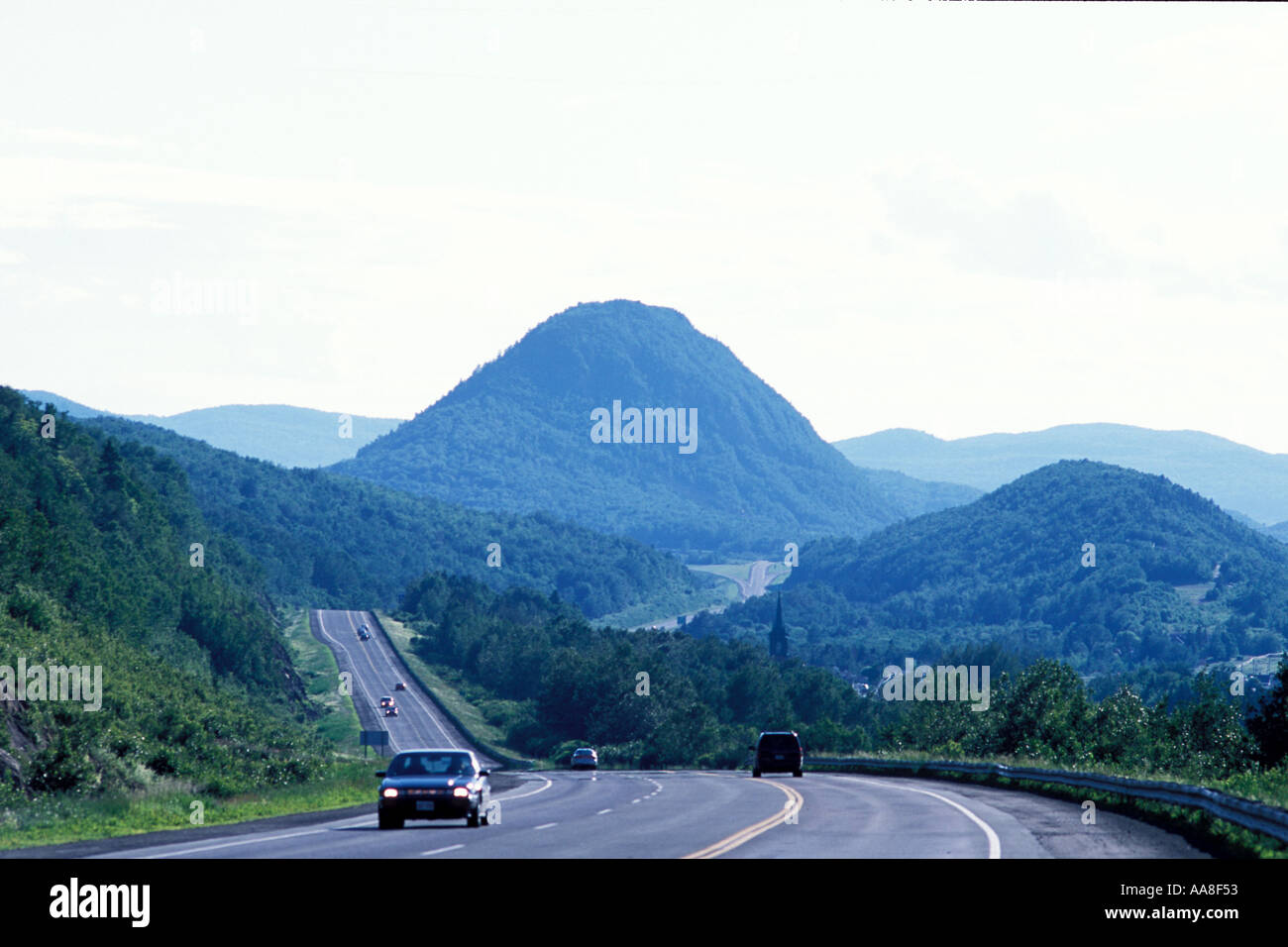 sugarloaf mountain in new brunswick canada Stock Photo Alamy