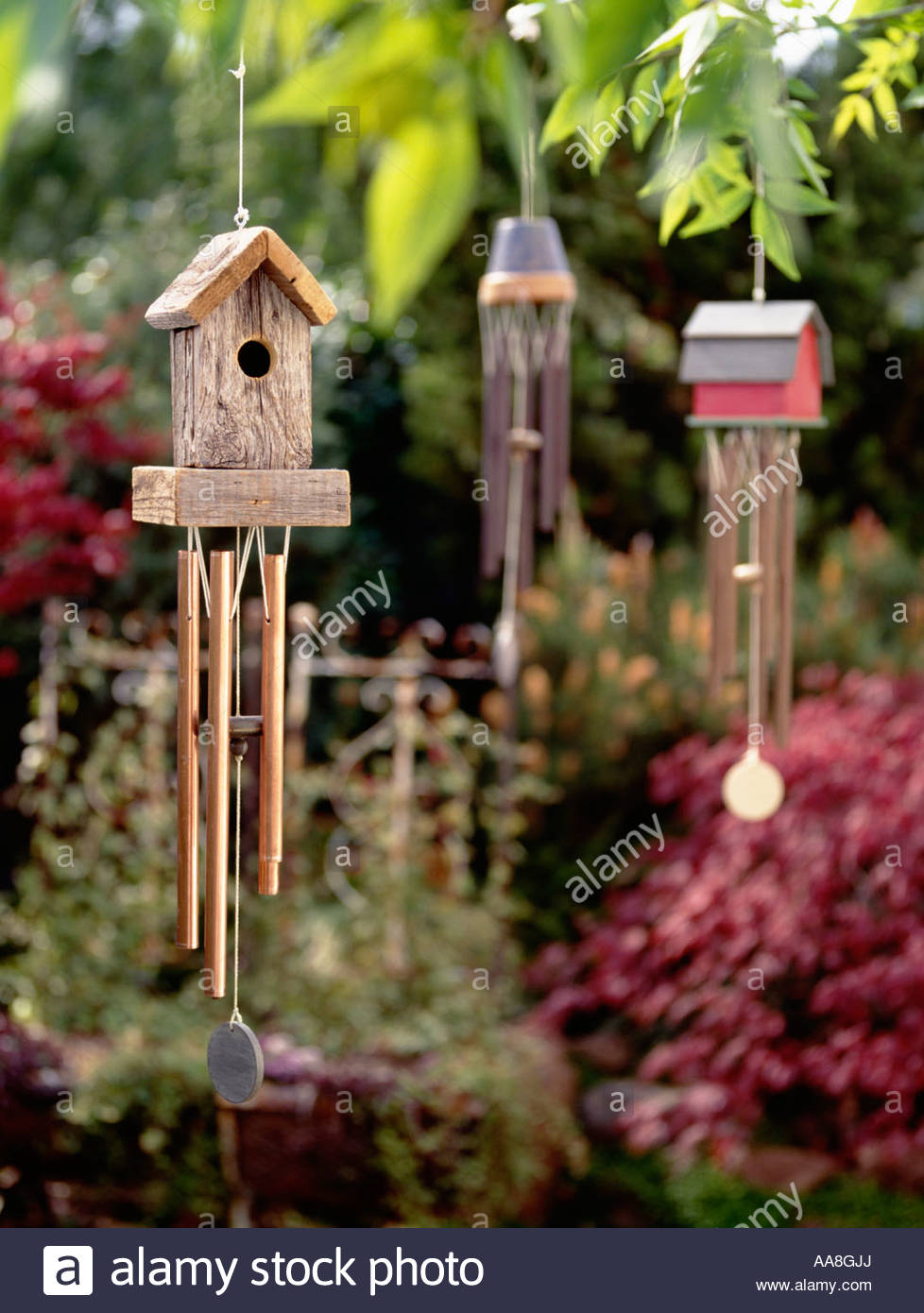 Wind Chimes Instrument Stock Photos & Wind Chimes Instrument Stock