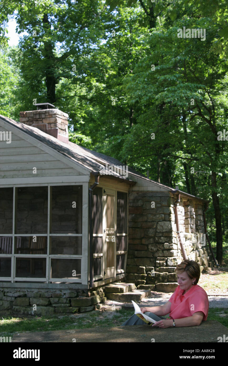 Huntsville Alabama Monte Sano State Park Rental Cabin Porch Family