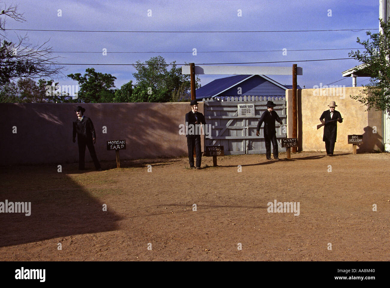 OK Corral in Tombstone Arizona OK Corral in Tombstone  Stock Photo