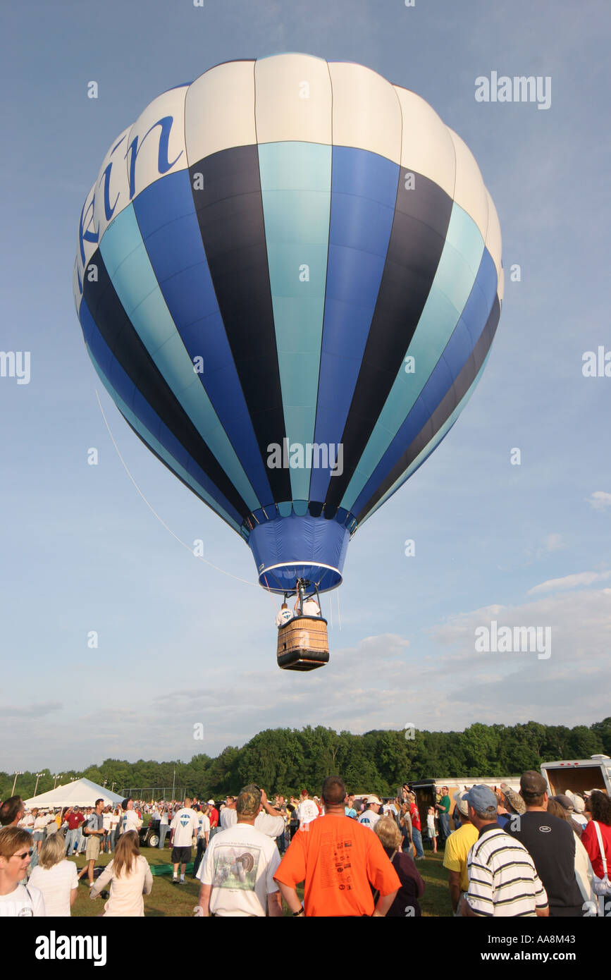 Alabama Morgan County,Decatur,Alabama Jubilee Hot Air Balloon Classic,flight,visitors travel traveling tour tourist tourism landmark landmarks culture Stock Photo