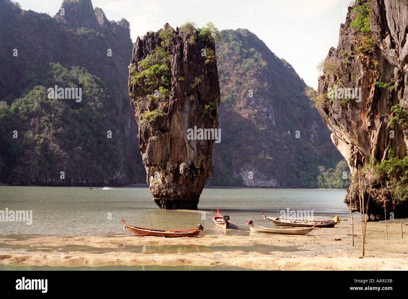 The Man With The Golden Gun Ko Khao Phing Kan Island Phang Nga Stock Photo Alamy