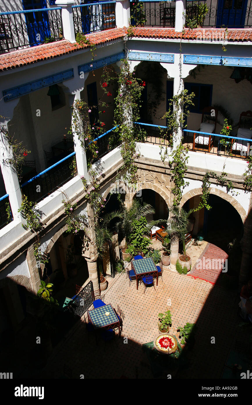 Riad Al Madina Hotel Essaouira Morocco Stock Photo