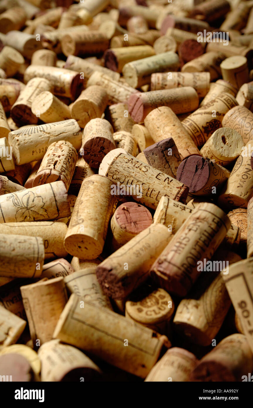 Wine corks Stock Photo
