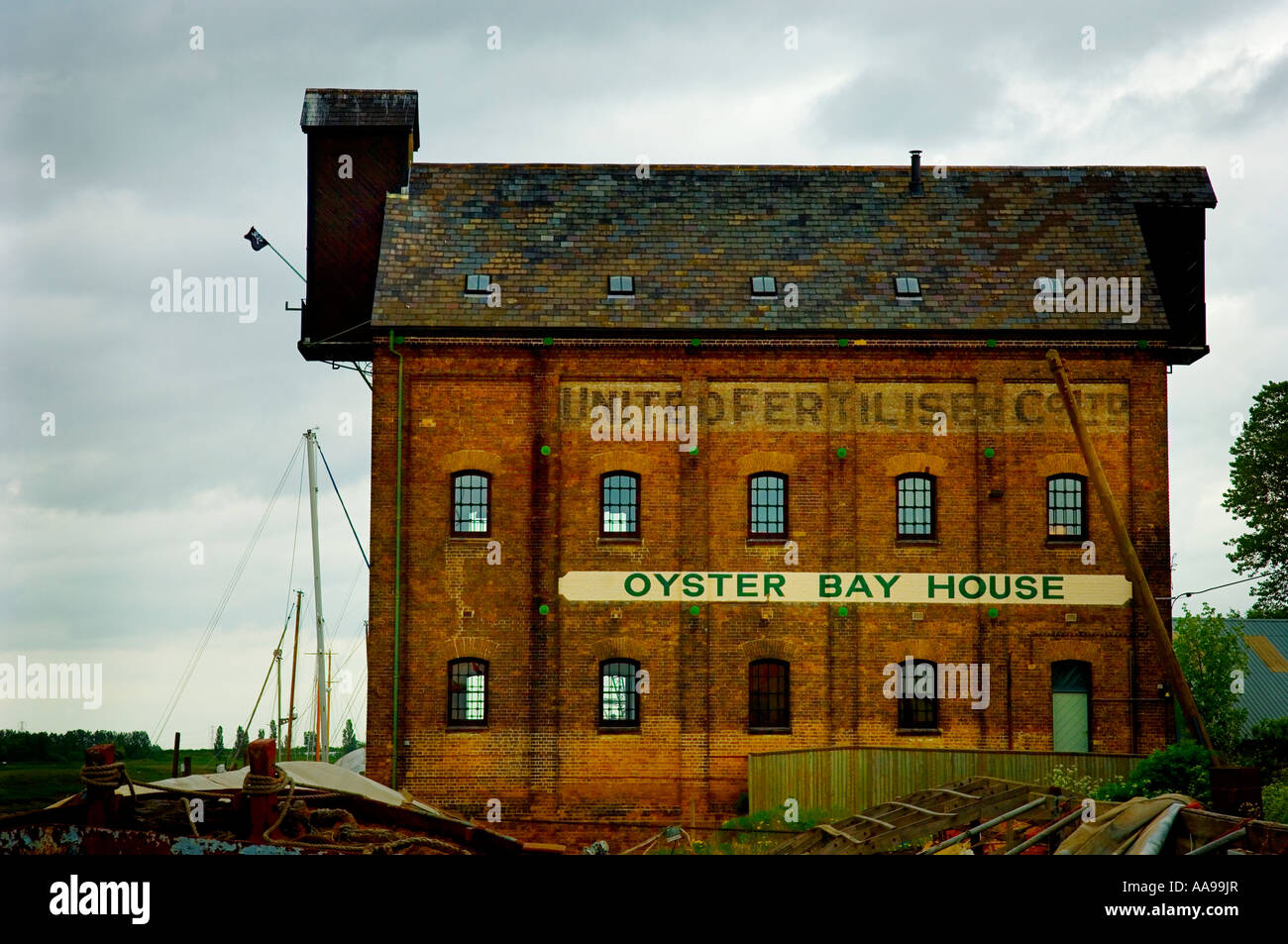 Faversham s Oyster Bay House Kent England Stock Photo Alamy