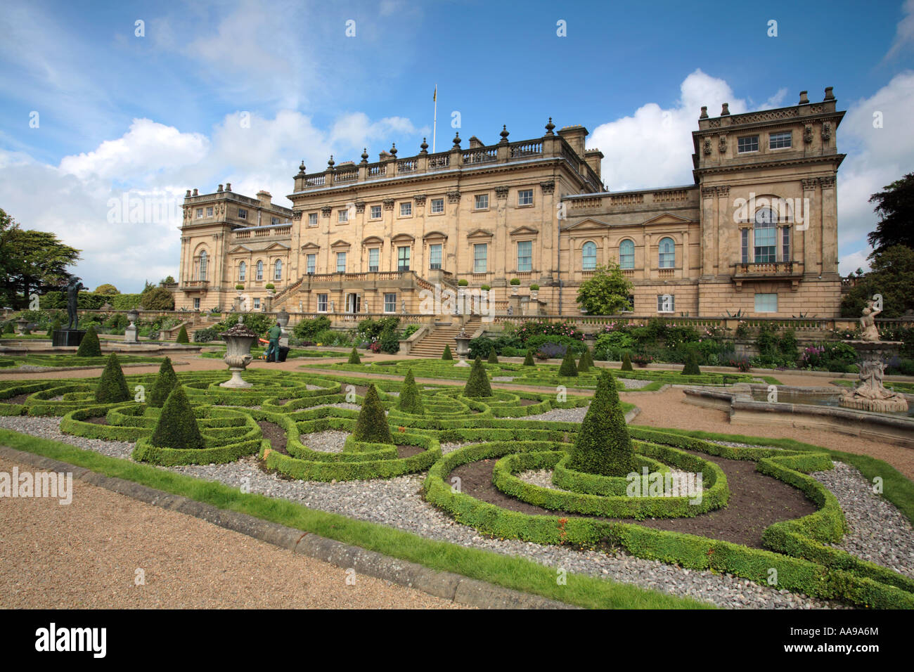 Harewood House, Garden Terrace, Leeds, Yorkshire, UK ,Europe Stock ...