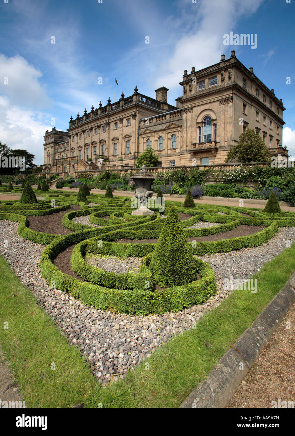 Harewood House, Garden Terrace, Leeds, Yorkshire, UK ,Europe Stock Photo