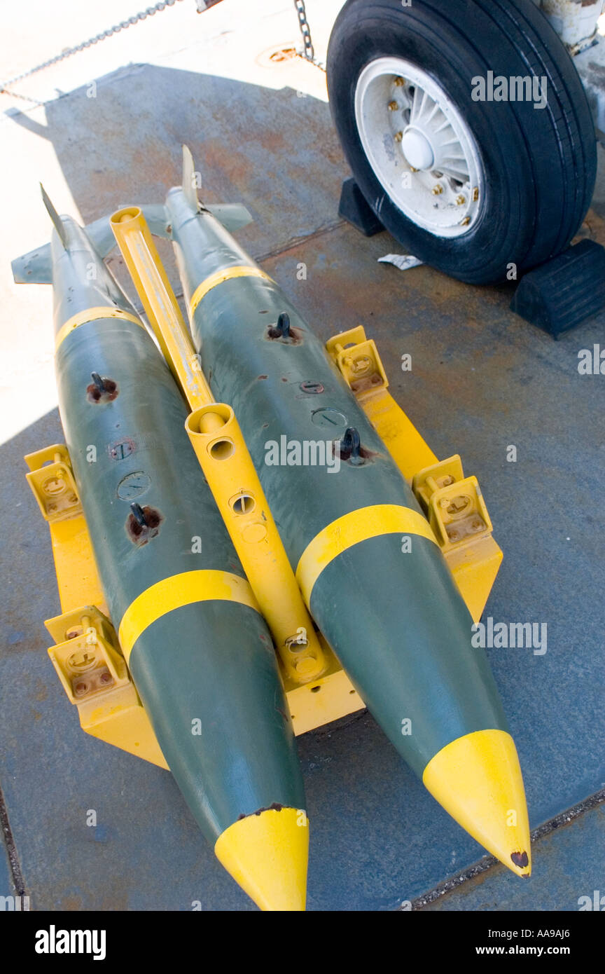 Missiles for fighter aircraft Stock Photo