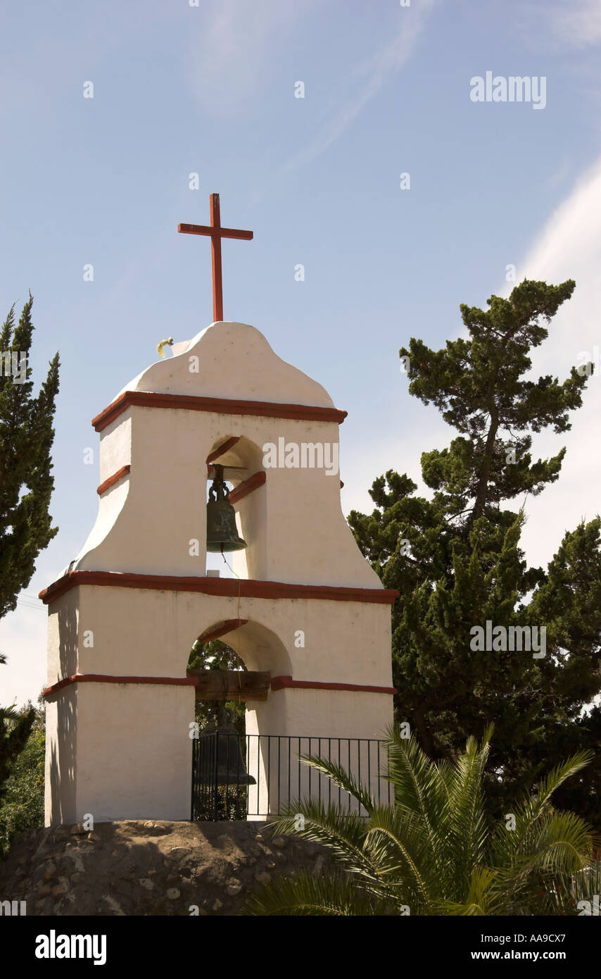 Bell Tower of Mission Asistencia San Antonio de Pala, Pala, California