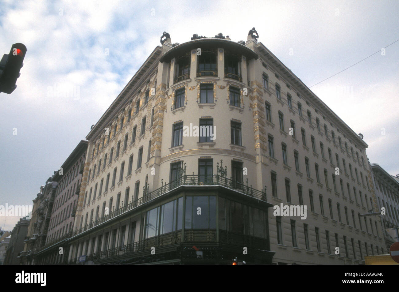 Medallion House, Vienna Stock Photo