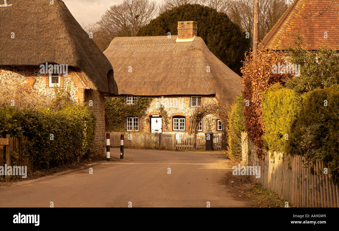 Singleton typical west sussex village hires stock photography and