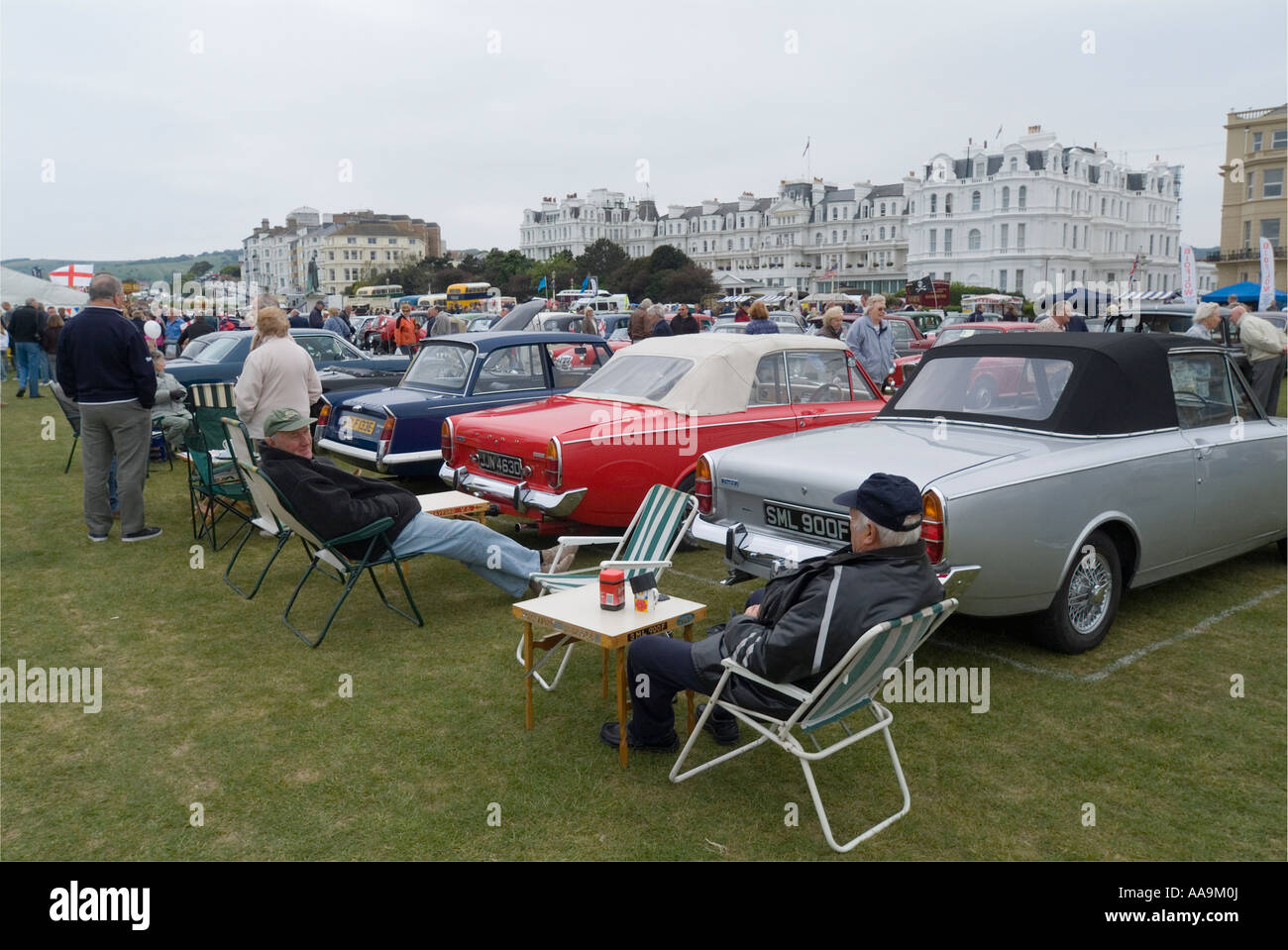 Magnificent Motors car show in Eastbourne, England. Stock Photo