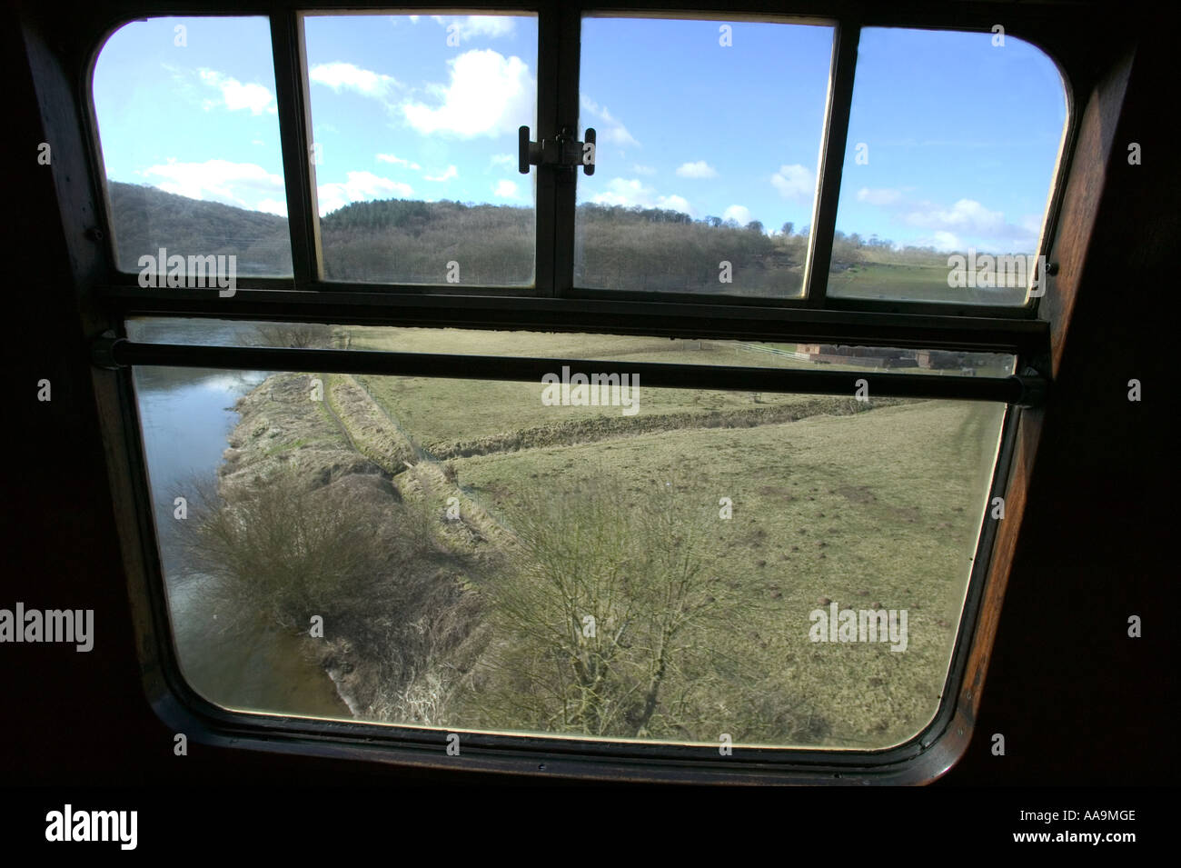View from a steam train window hi-res stock photography and images - Alamy