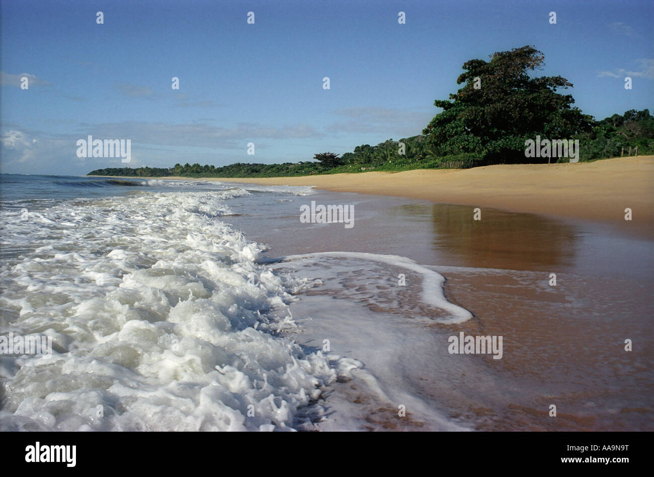 Brazil, beach of Trancoso near by Puerto Seguro. Stock Photo