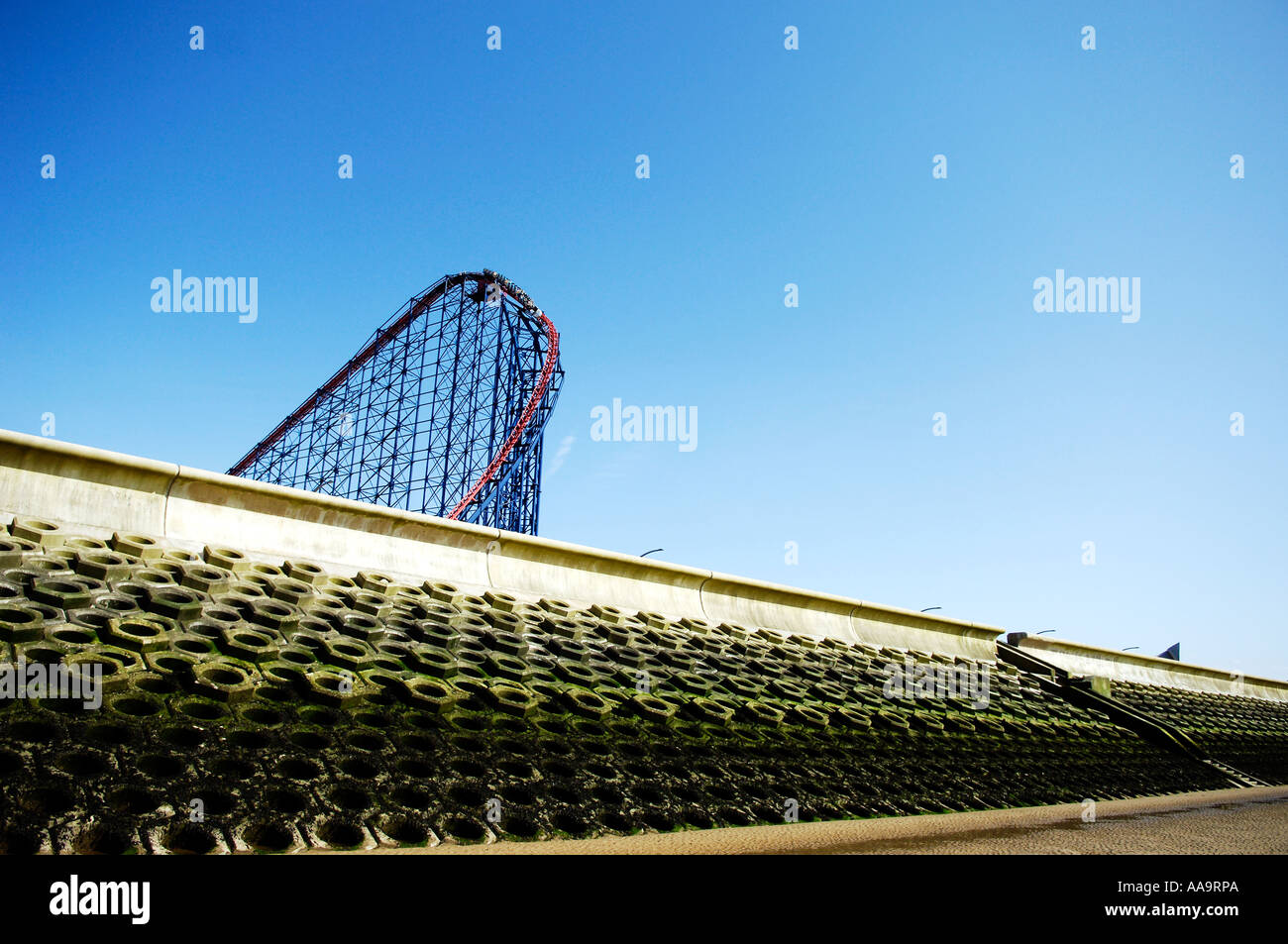 The Big One roller coaster at Blackpool Pleasure Beach amusement park