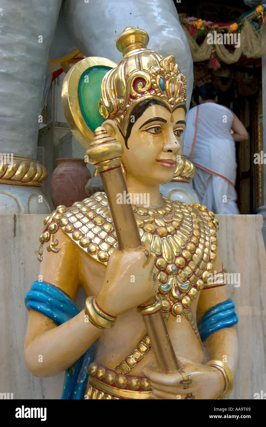 A statue in front of a Jain temple Mumbai India  Stock Photo