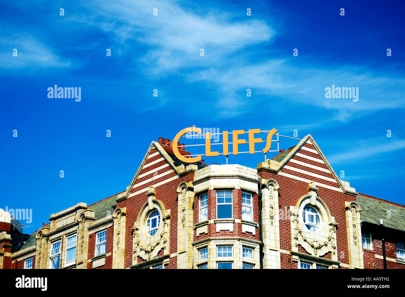 The Cliffs Hotel on the seafront,Blackpool UK Stock Photo - Alamy