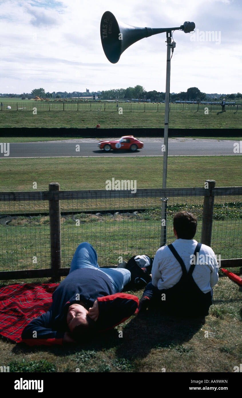 Spectators Relax In Front Of A Loud Speaker At The 2006 Goodwood 