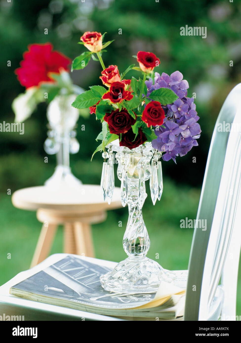 Flower and flower vase Stock Photo Alamy