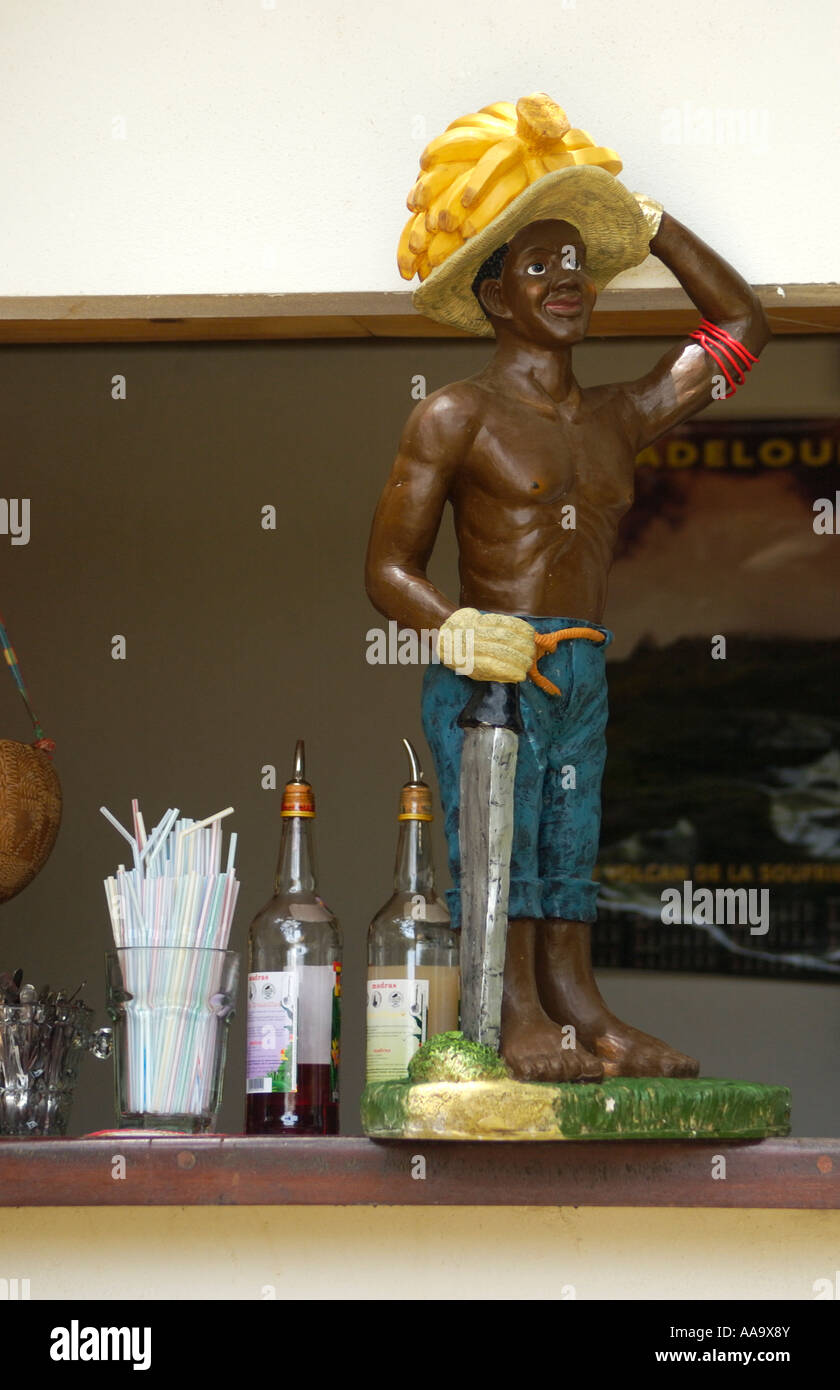 A local bar at Grande Terre, Guadeloupe FR Stock Photo