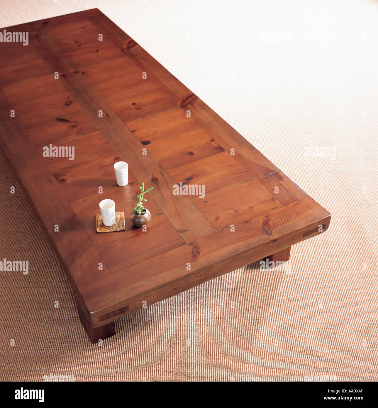 cup on a table Stock Photo