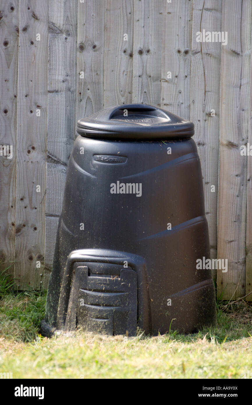 compost bin in a garden Stock Photo Alamy