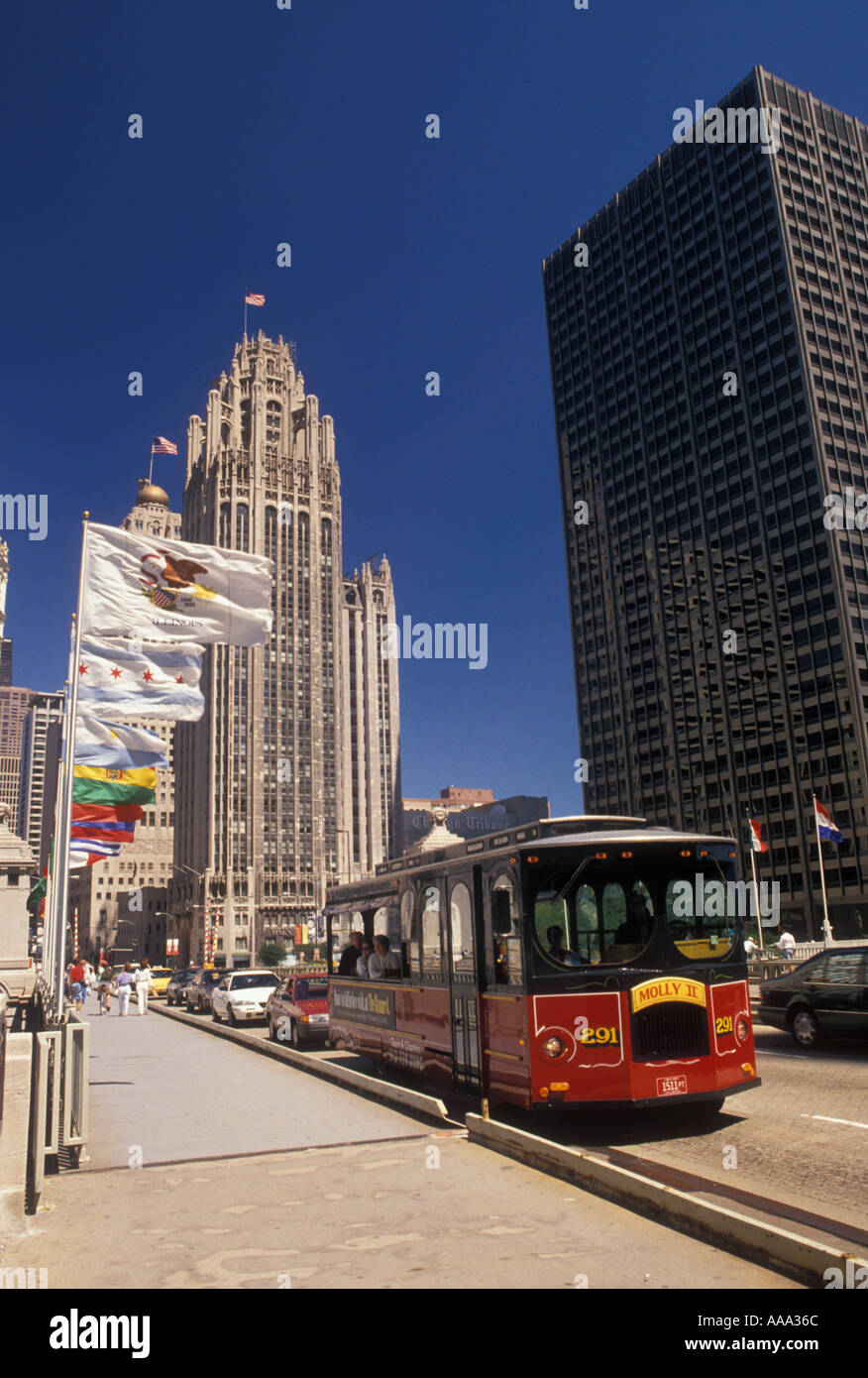 Chicago trolley hires stock photography and images Alamy