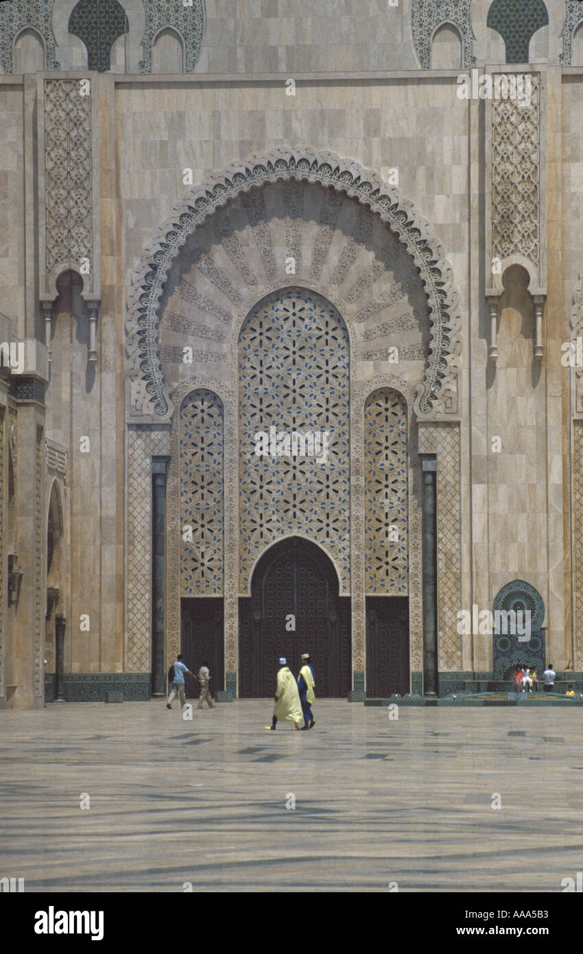 Hassan II mosque Casablanca Stock Photo