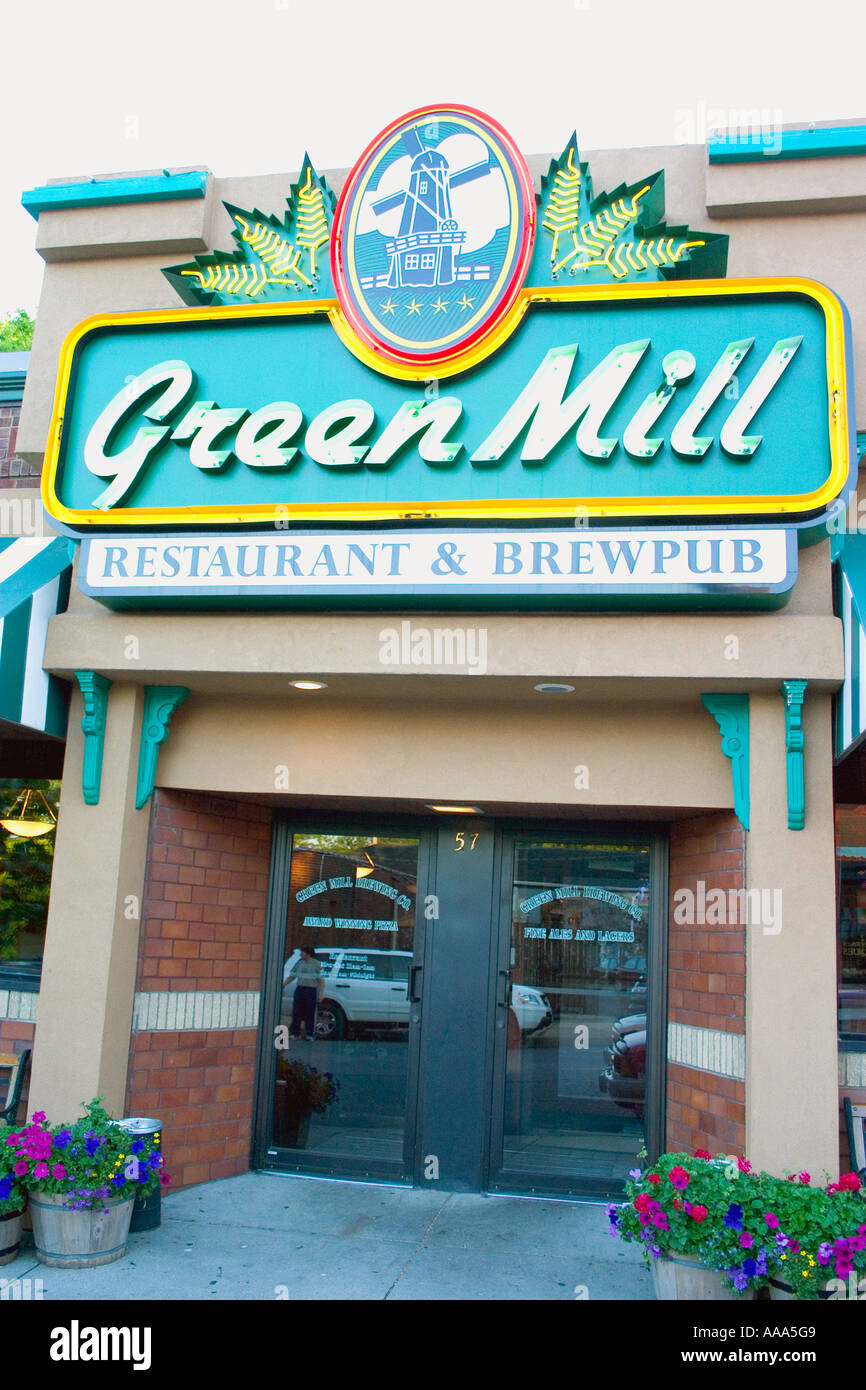 Entrance To The Green Mill Restaurant And Brew Pub St Paul