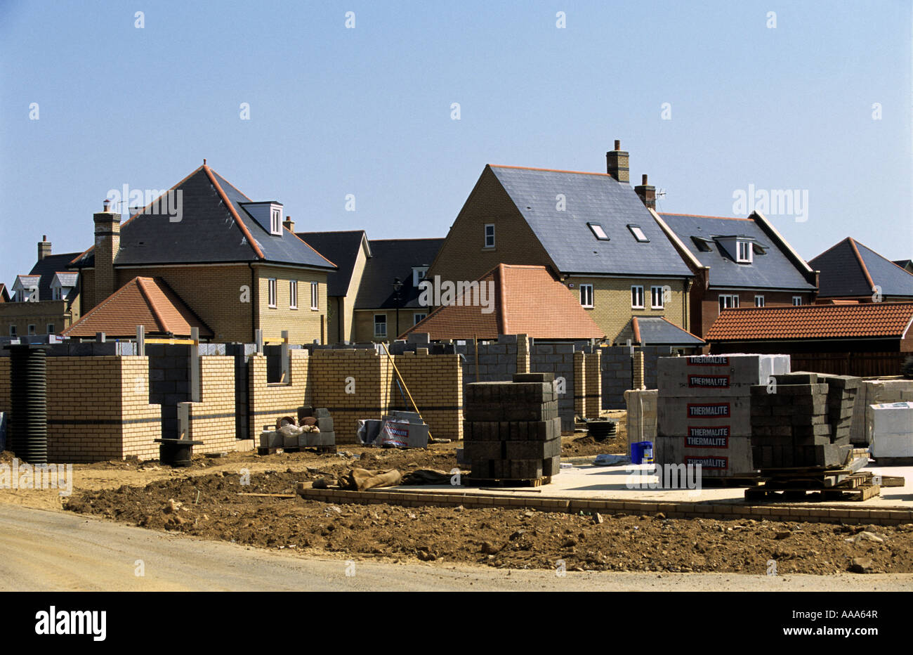 Houses under construction on the Ravenswood Estate, the former Ipswich