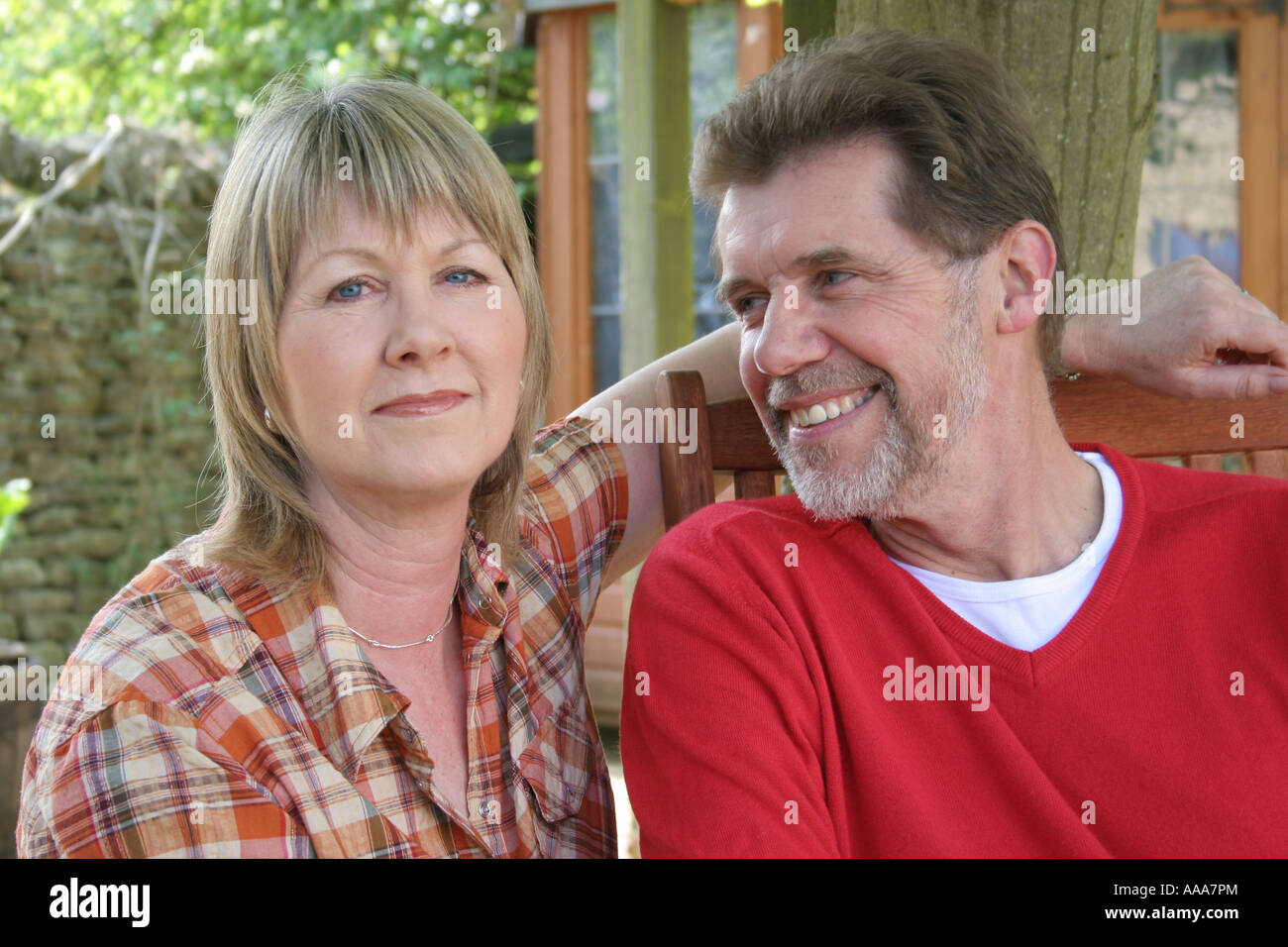 A portrait of an adult couple Stock Photo - Alamy