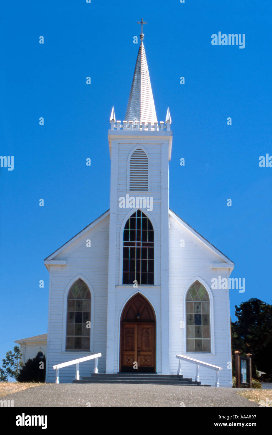 Saint Teresas church in Bodega Bay California Stock Photo Alamy