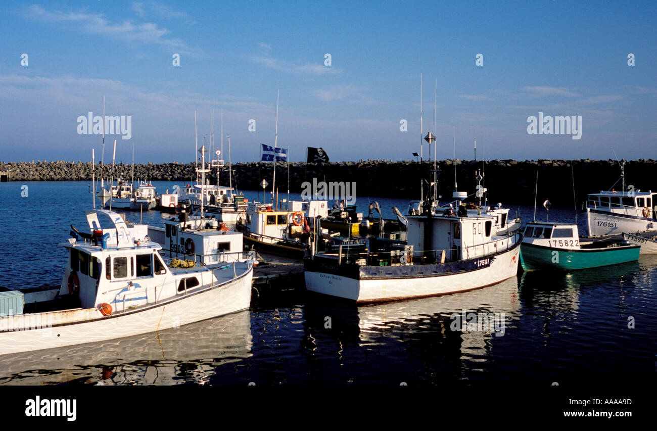 Grand Riviere Quebec fishing boats Stock Photo Alamy