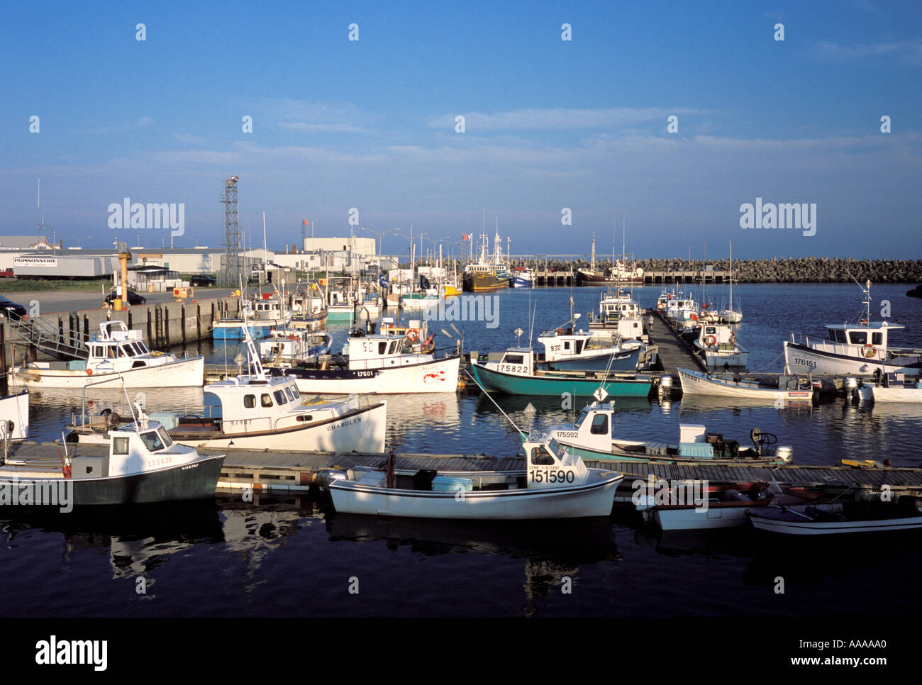 Grand Riviere Quebec fishing boats Stock Photo Alamy