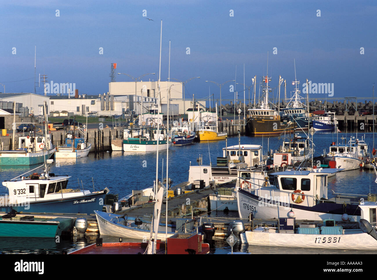 Grand Riviere Quebec fishing boats Stock Photo Alamy