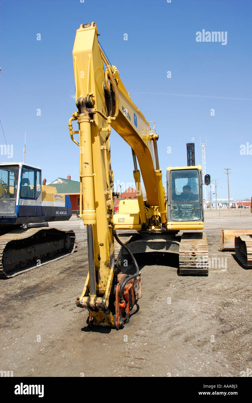 Crane excavator steam shovel Heavy duty construction equipment use for
