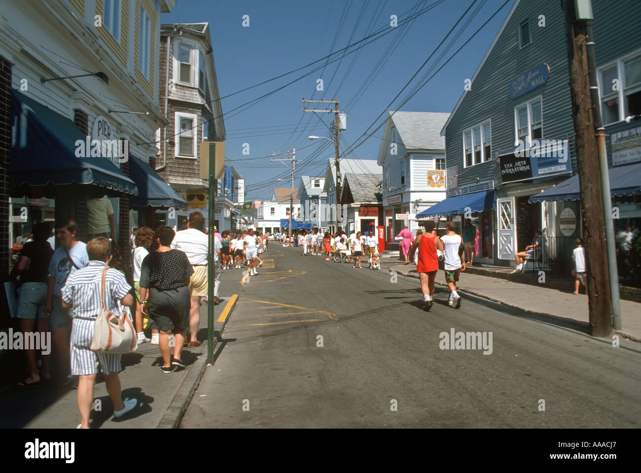 Provincetown on Cape Cod Massachusetts Mass MA Stock Photo
