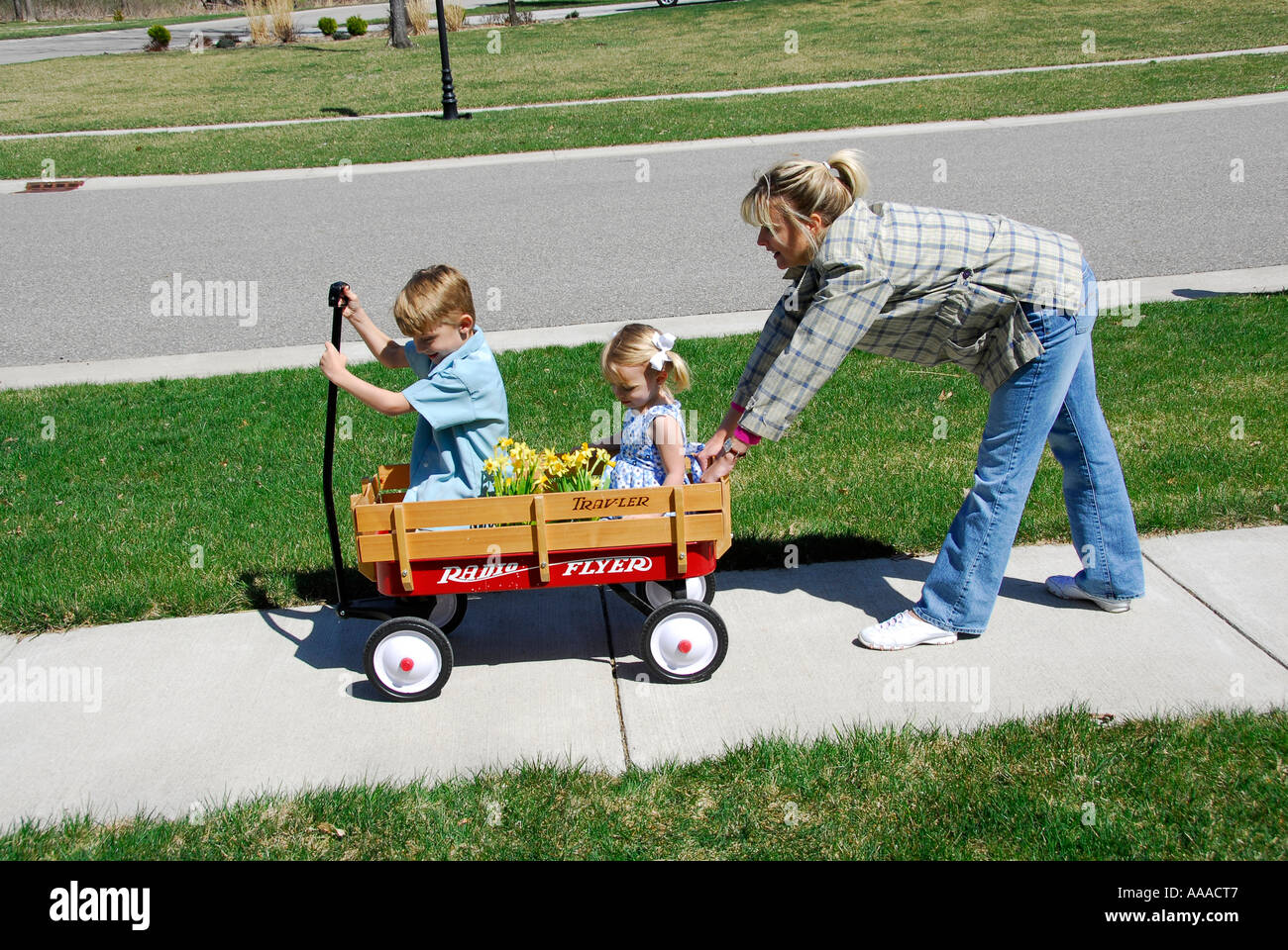 pull along wagon for two
