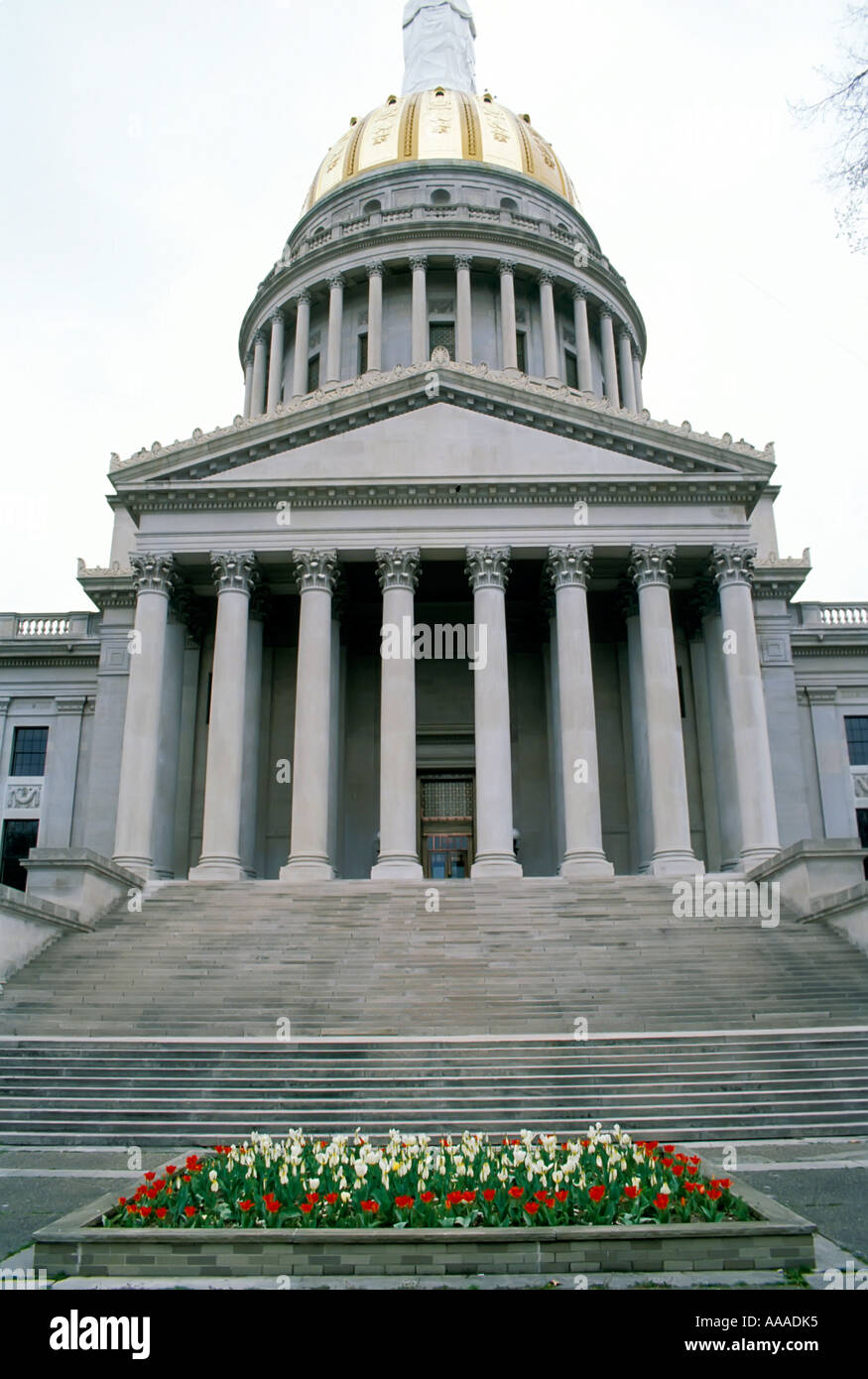 State Capitol Building at Charleston West Virginia Stock Photo