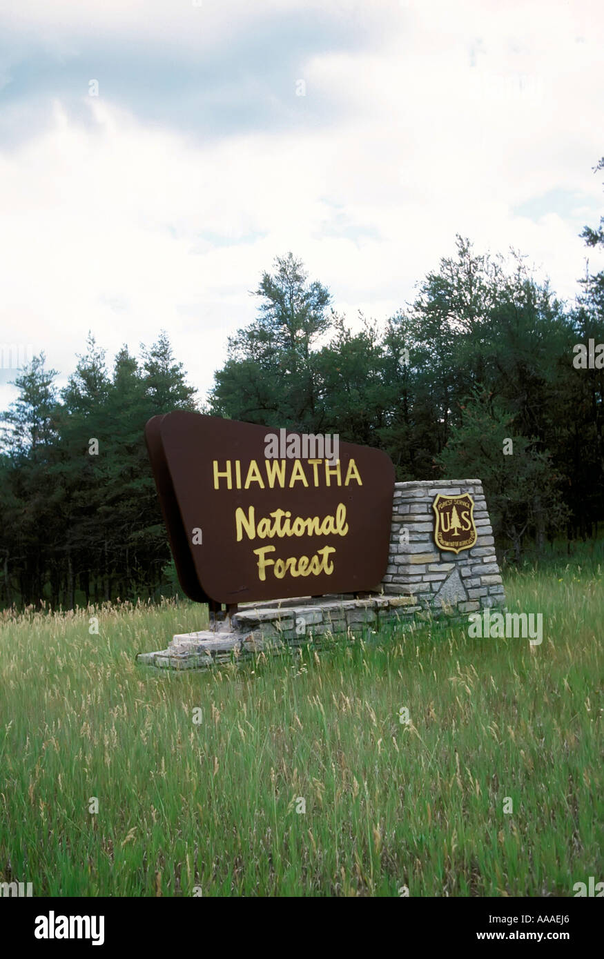 Hiawatha National Forest in Michigan Upper Peninsula Stock Photo Alamy