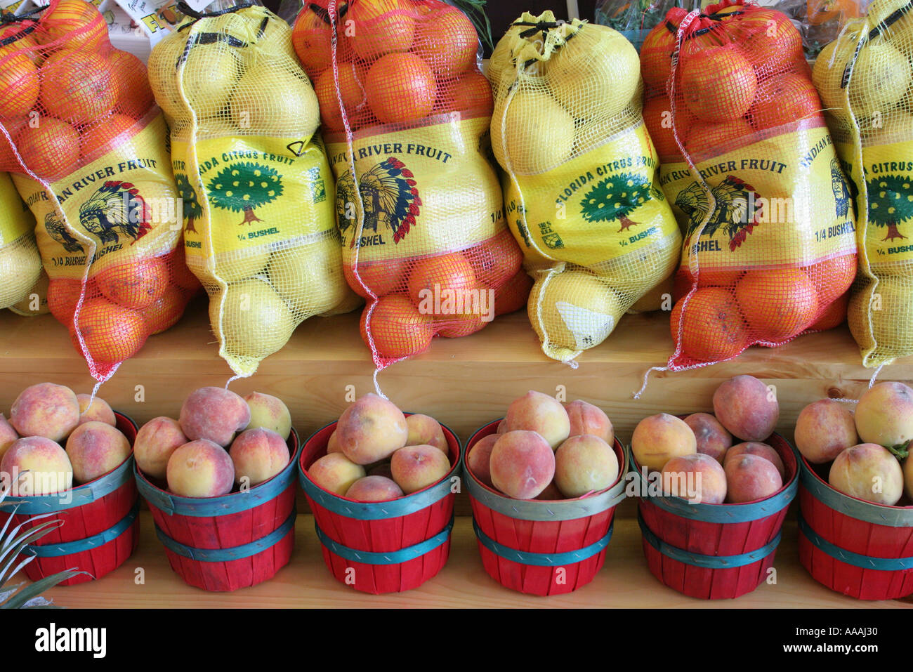 Florida Fort Pierce Florida Turnpike Rest Area Indian River Fruit Stock
